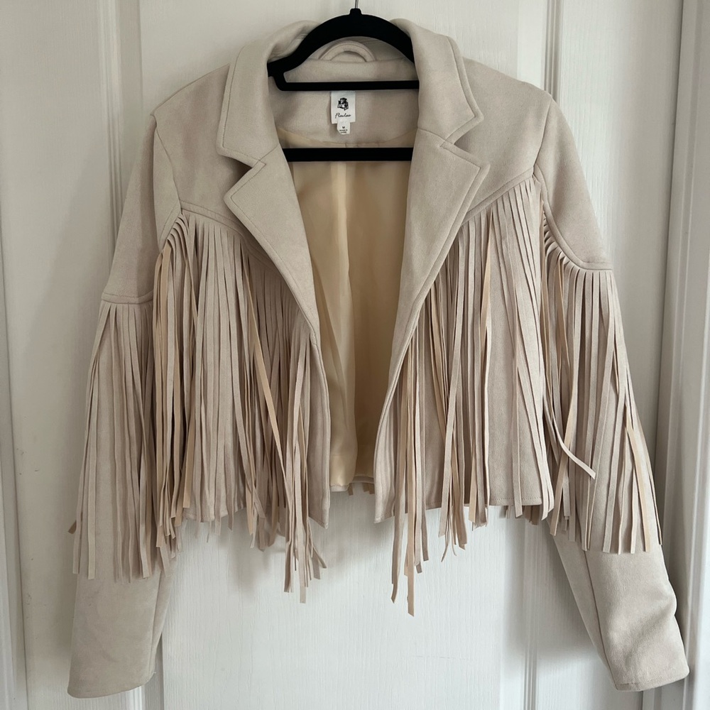 Flawless - suede fringe jacket